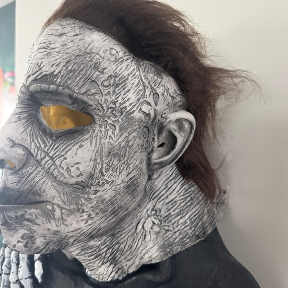 Michael Myers, Jumpsuit & Mask, Adult Plus Size 2x in GREAT Condition - Picture 4 of 6